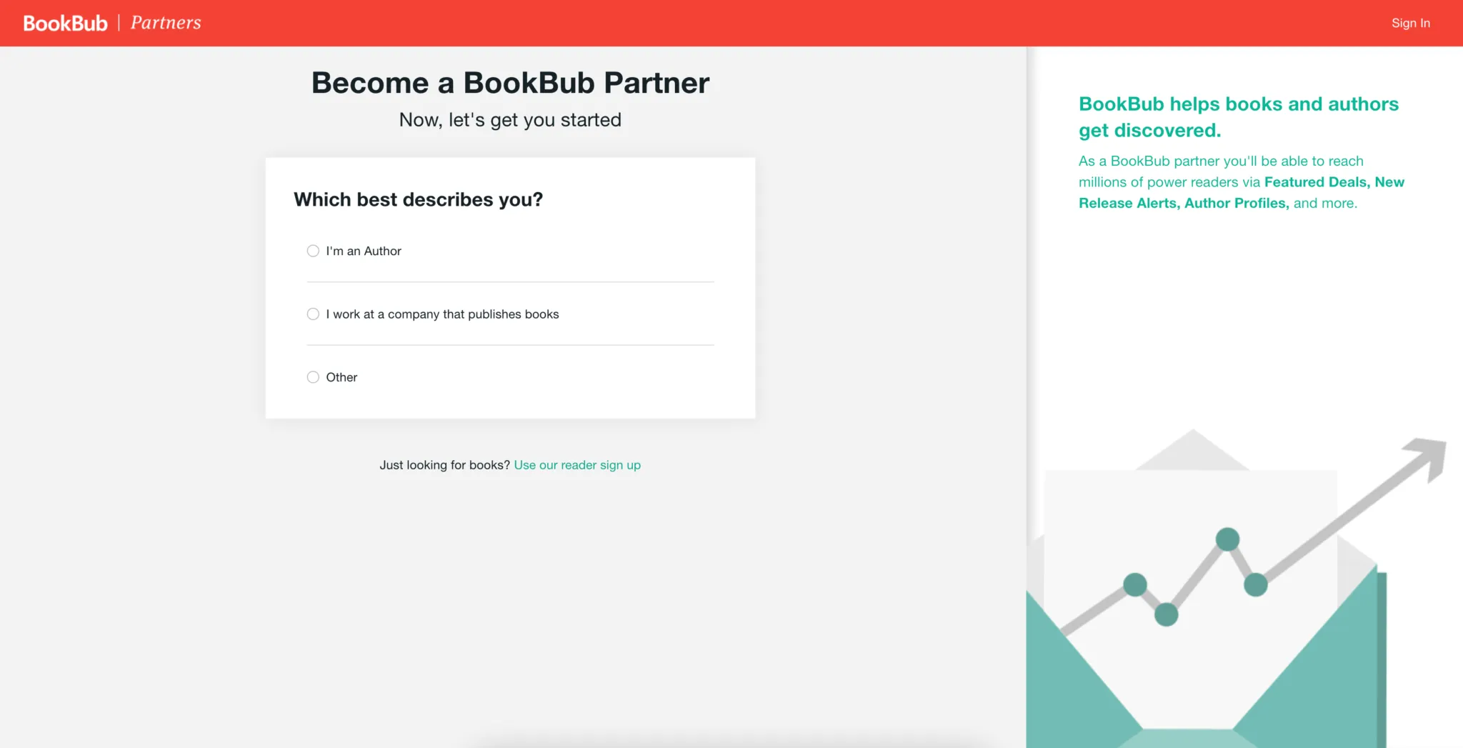BookBub Author Signup BeBookSharp