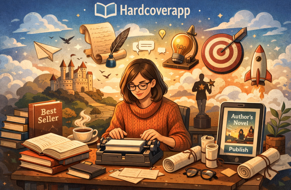 create a hardcover author page